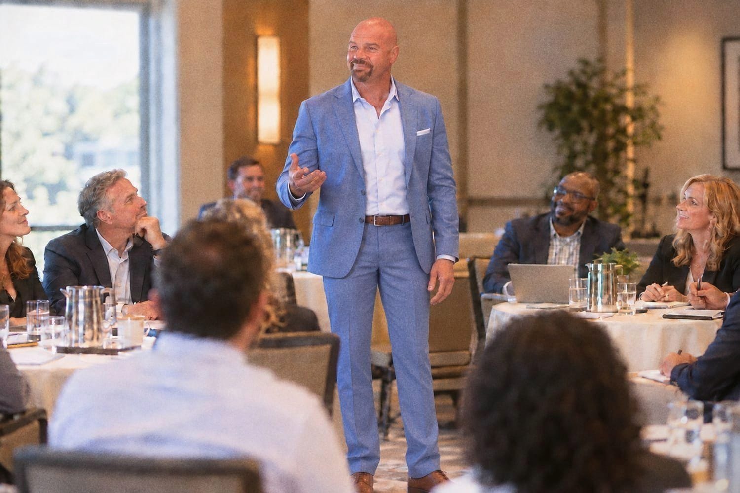 Dean Eric Smith on stage — The E.D.G.E. Intensive